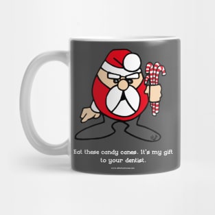 Funny Rude Santa Cartoons by Bill Abbott Mug